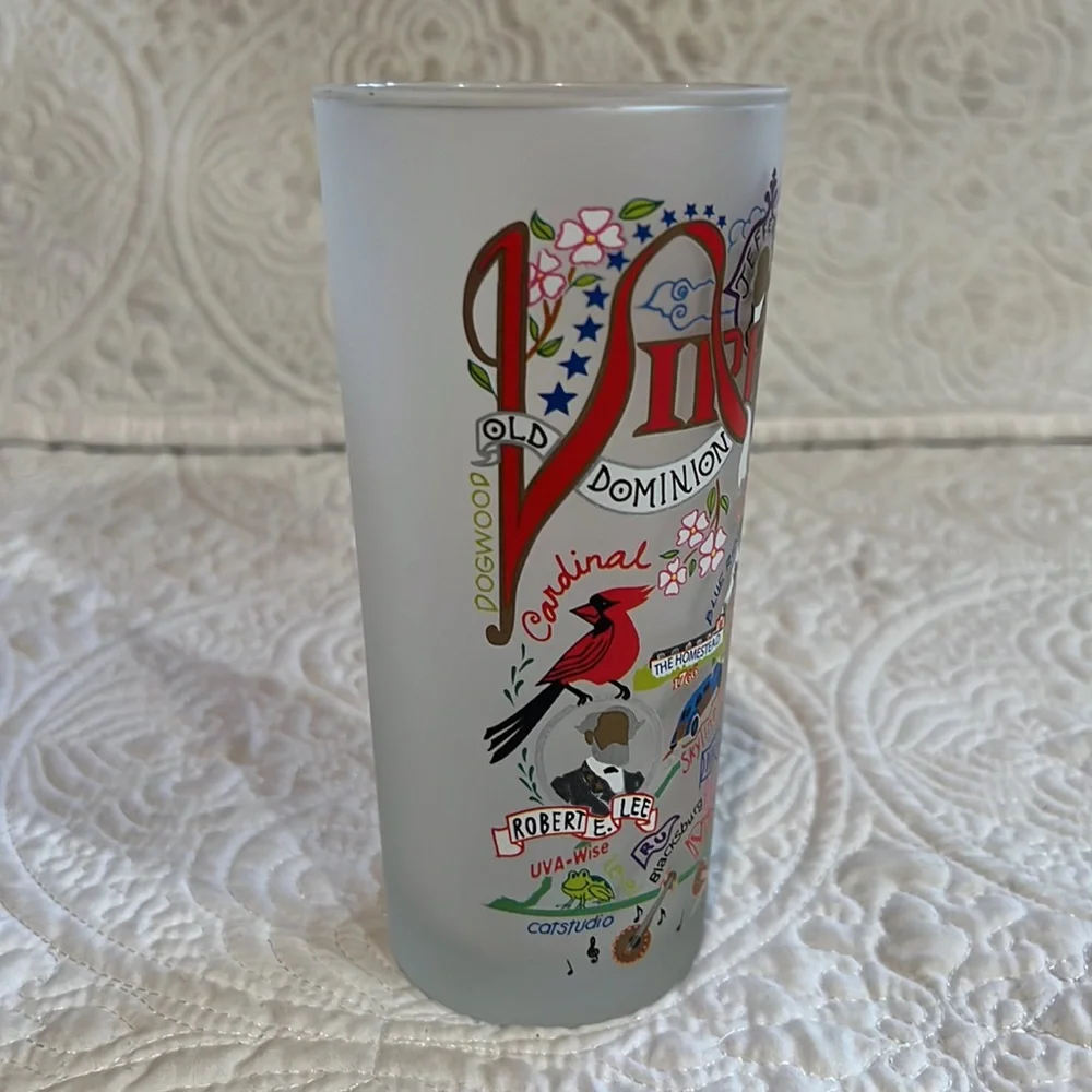 Virginia Drinking Glass, set of‎ two